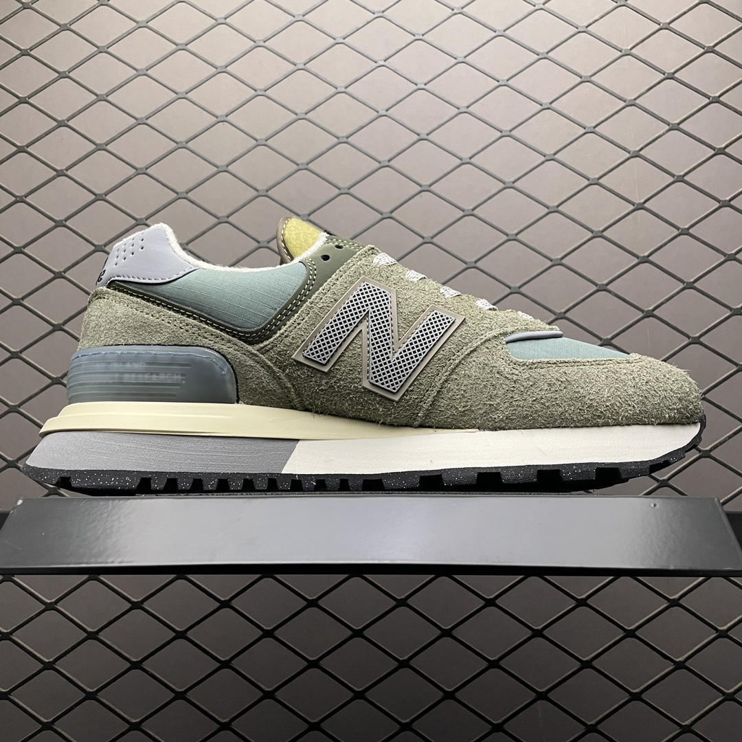 Stone Island × New Balance 574 Legacy "Green"(U574LGST)