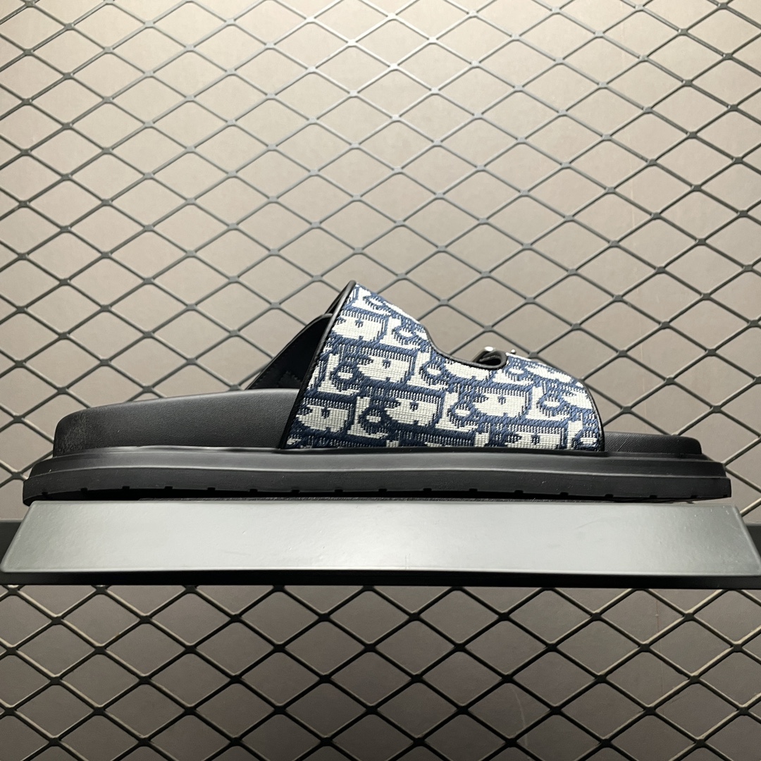 Dior MENS Dior Aqua Sandal Dior Oblique Jacquard(3SA135ZSA_H571)