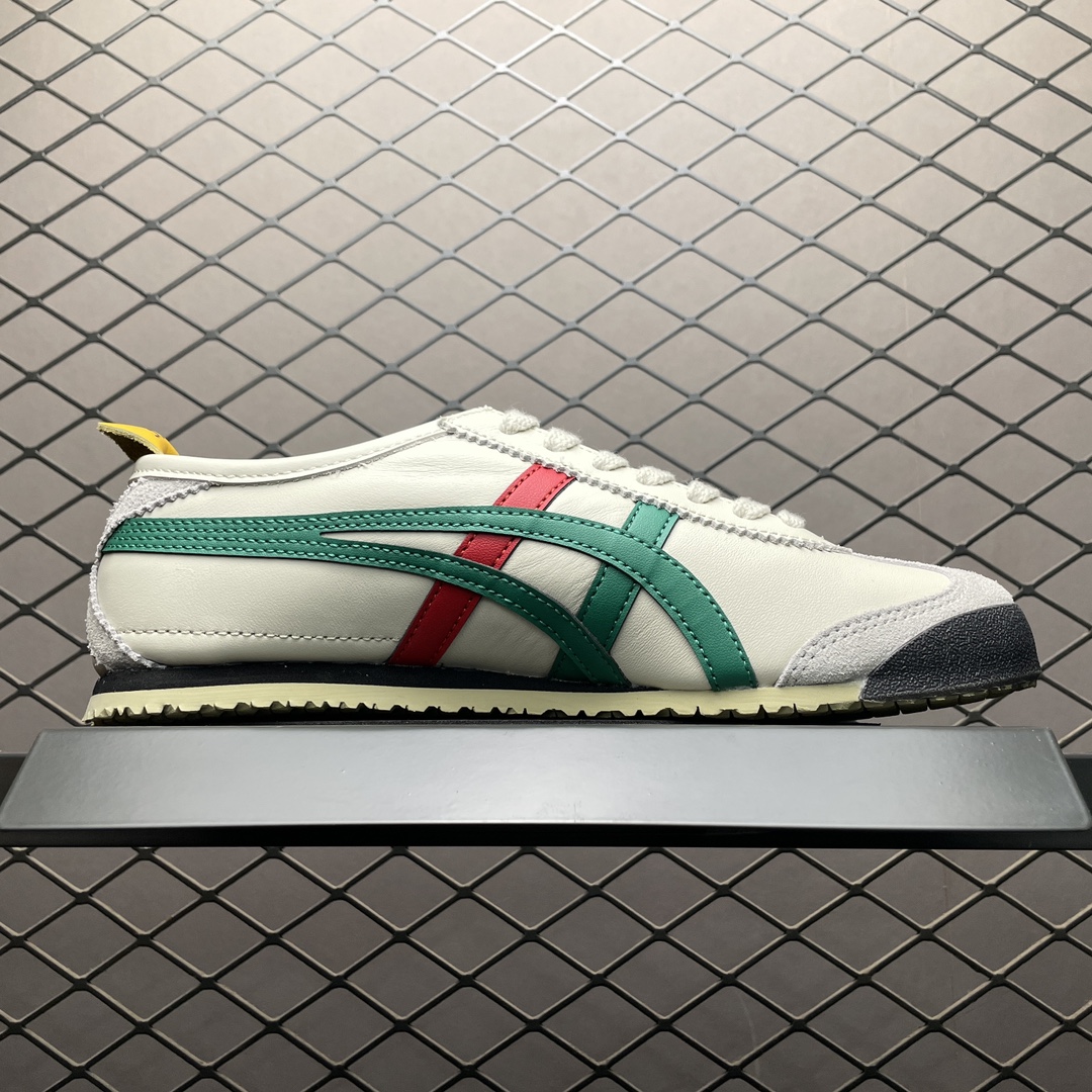Onitsuka Tiger Mexico 66 Birch Green Red Yellow（1183C102-201）