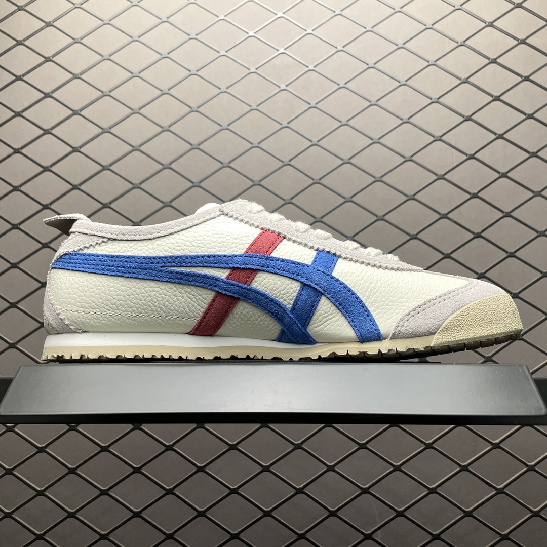 Onitsuka Tiger Mexico 66 Vintage White Directoire Blue Red（1183B391-100）