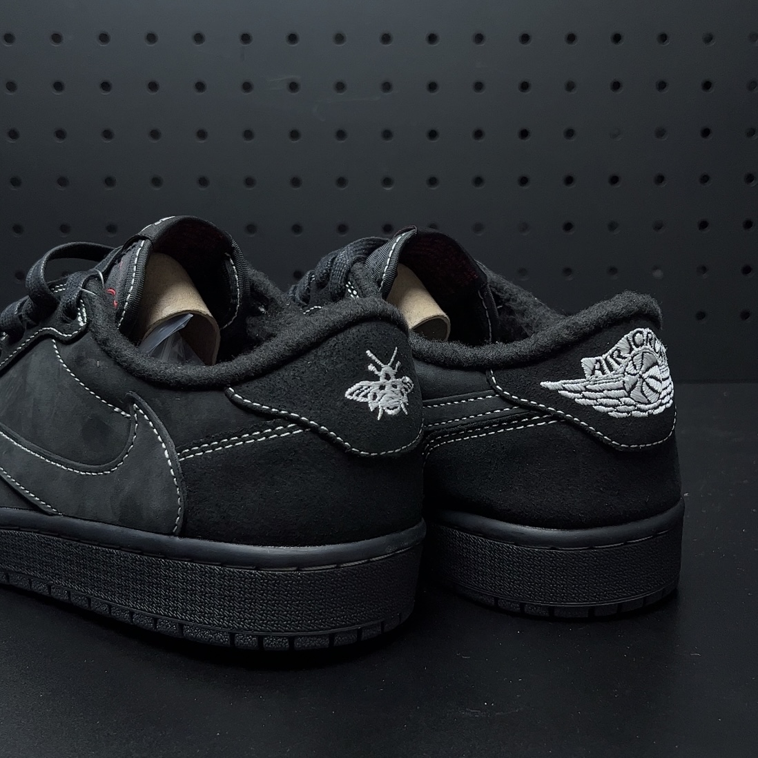 Travis Scott × Nike Air Jordan 1 Low OG SP "Black Phantom"(DM7866-001)