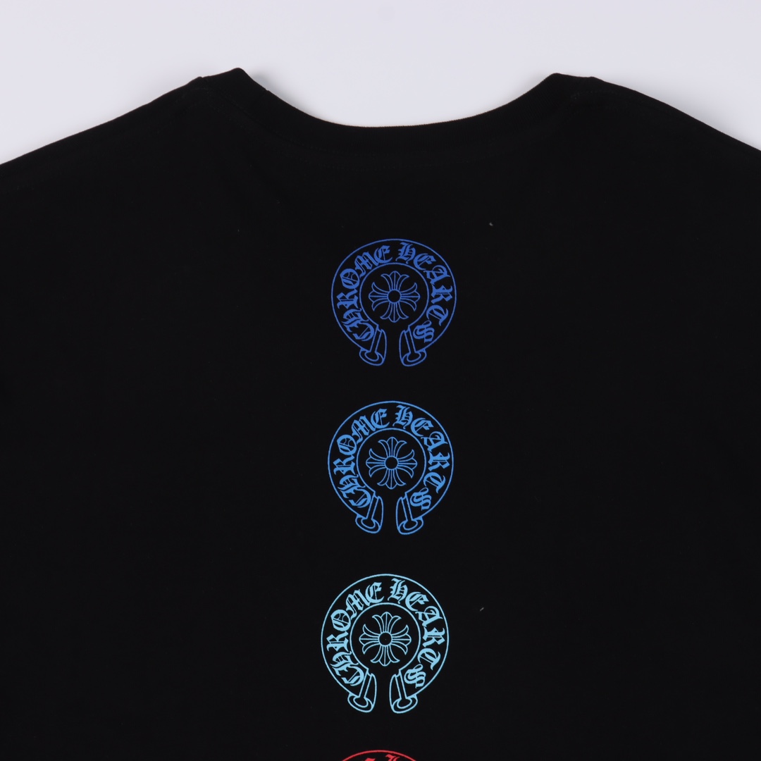 Chrome Hearts Multi Color Horse Shoe T-shirt "Black"(CH-202221538）