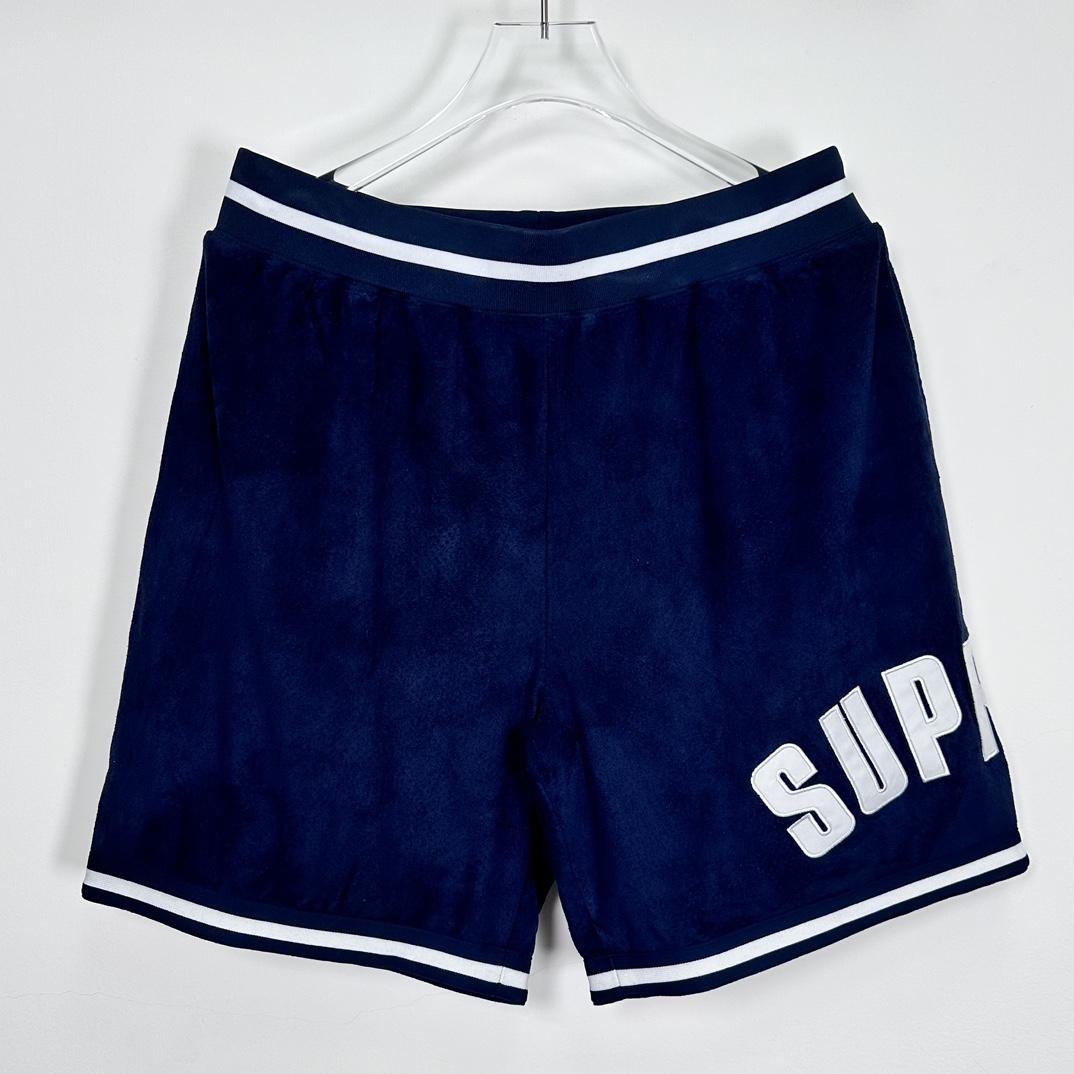 Supreme Ultrasuede Mesh Short "Navy"（SUP-SS24-281-2）