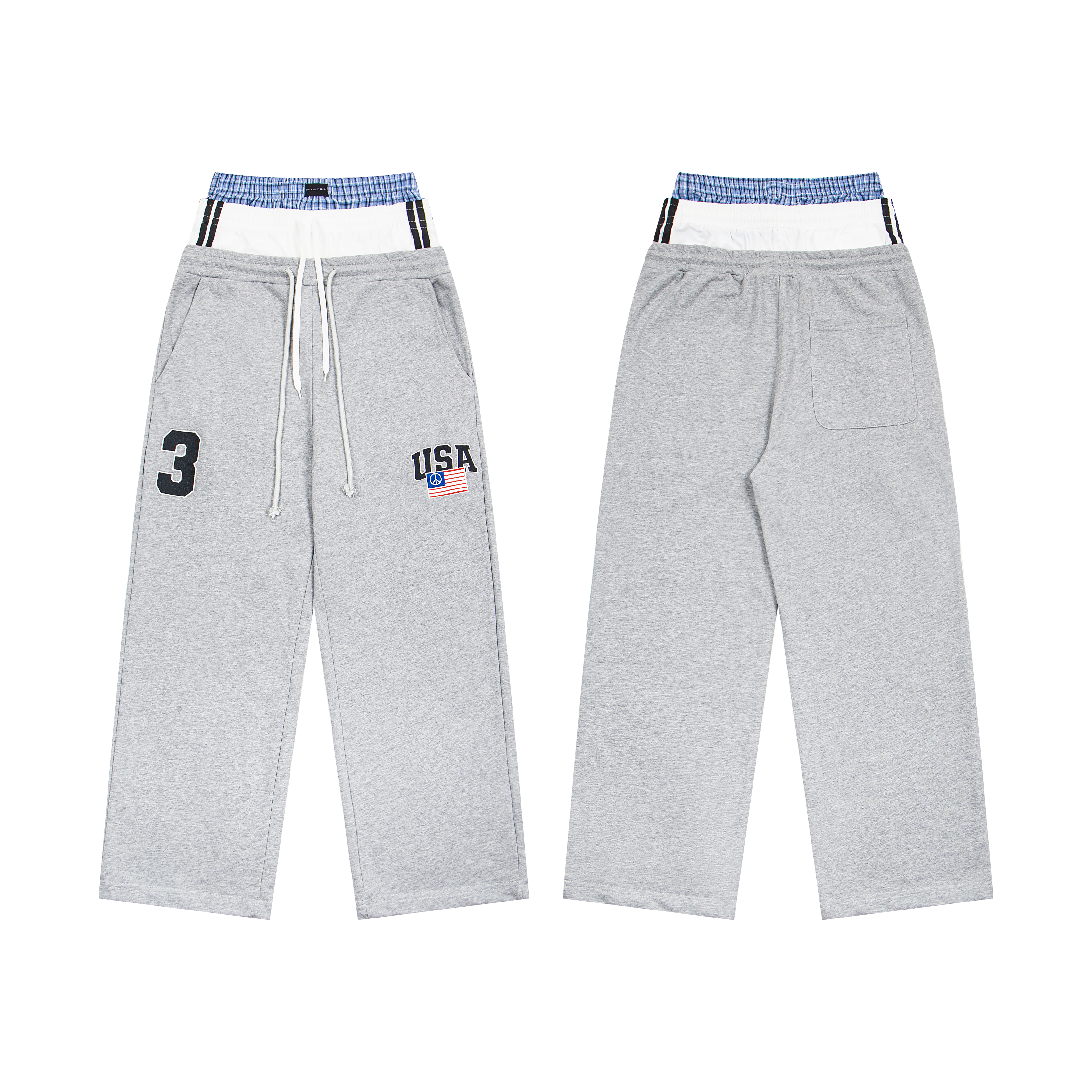 GRAILZ PROJECT G/R 3 LAYERED SWEAT PANTS（PG25SS624）