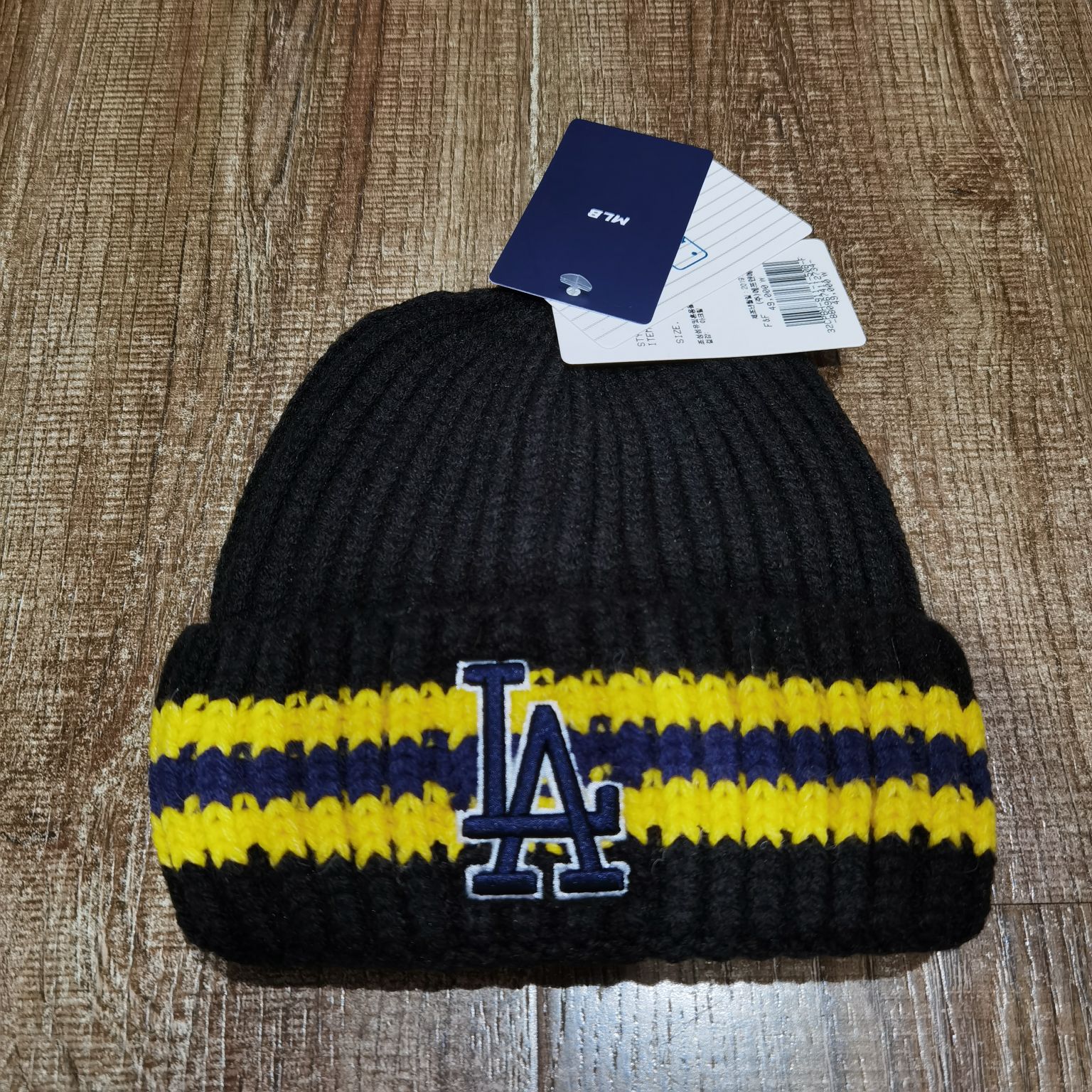 MLB Label Knitted Acrylic Beanie Unisex（32CPB4011）/Supreme FW19 Week 16 x New Era Box Logo Beanie cashew flower knitted hat cold hat （ SUP-FW19-10847）