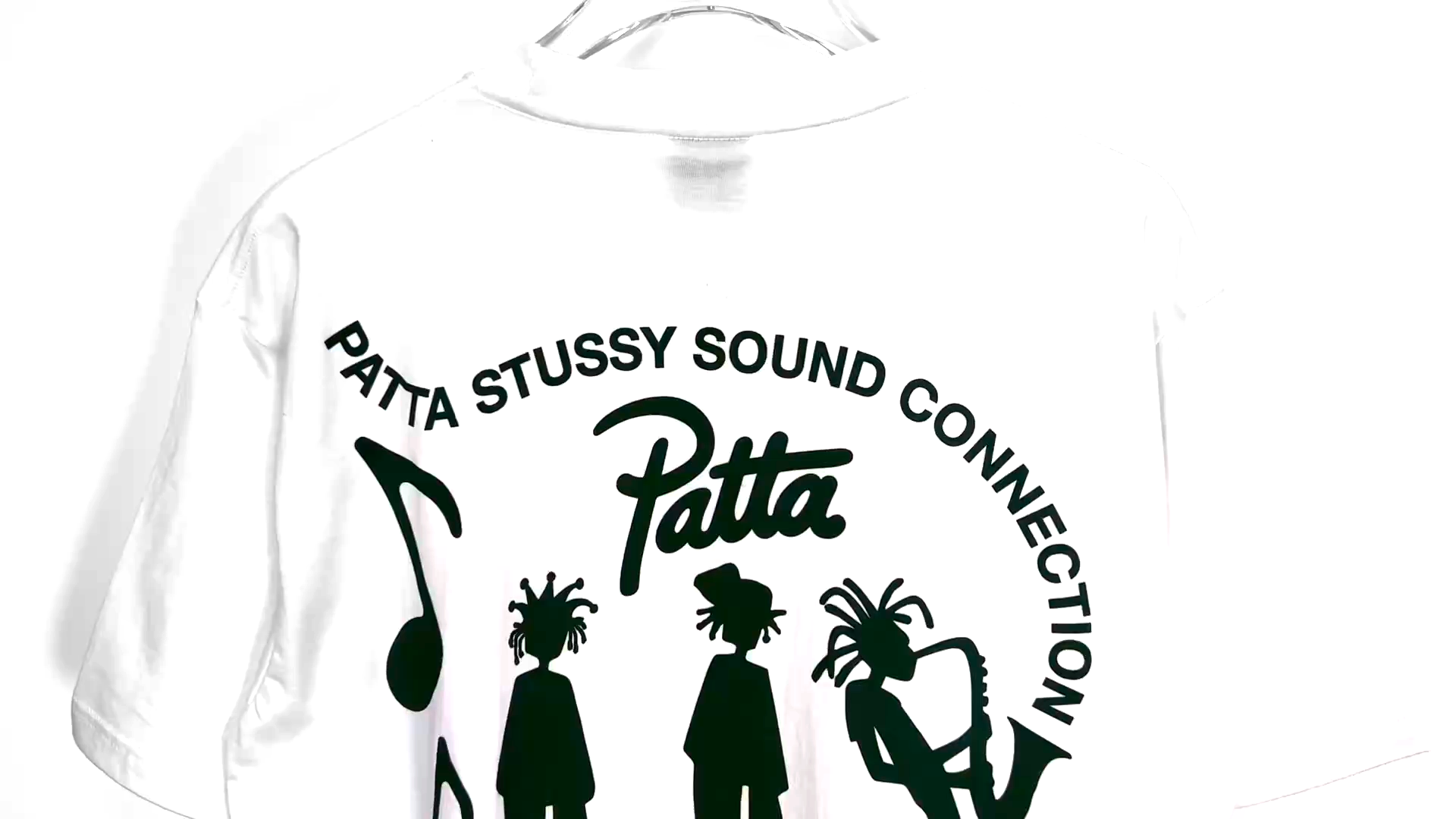 Stussy x Patta Sound Connection Tee White（3903843）