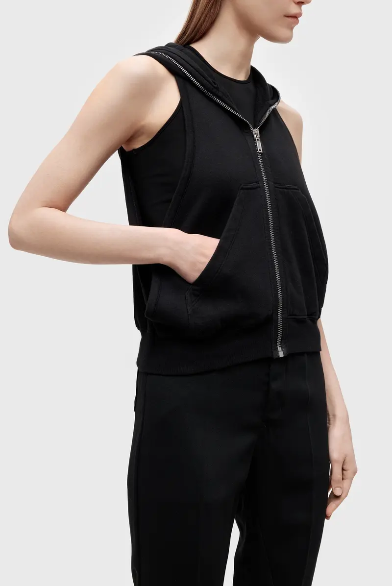Топ Rick Owens DRKSHDW cyclops gimp sl hoodie black ...