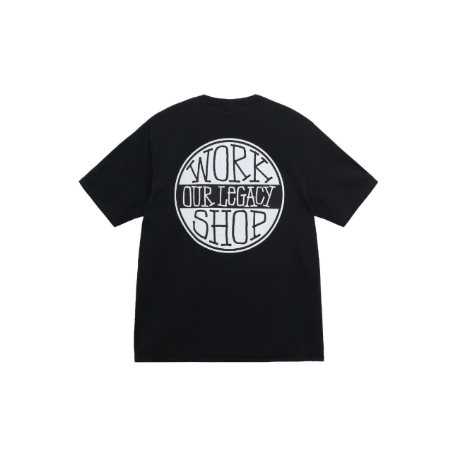 Stussy x Our Legacy Dot Pigment Dyed Tee "Black"（3903833）