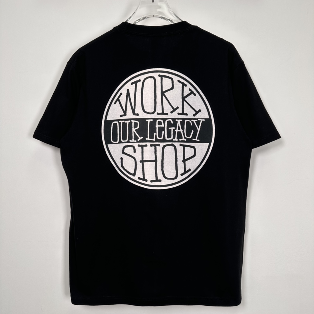 Stussy x Our Legacy Dot Pigment Dyed Tee "Black"（3903833）