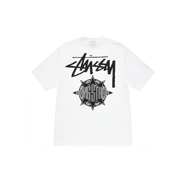 Stussy x Gang Starr Gang Starr Tee White - beaconparenting.ie