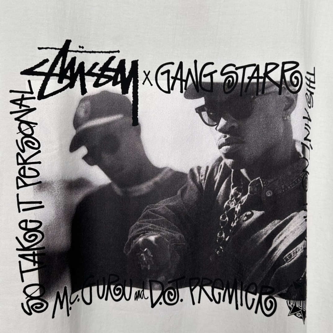 Stussy x Gang Starr Take It Personal Tee "White"（3903846）