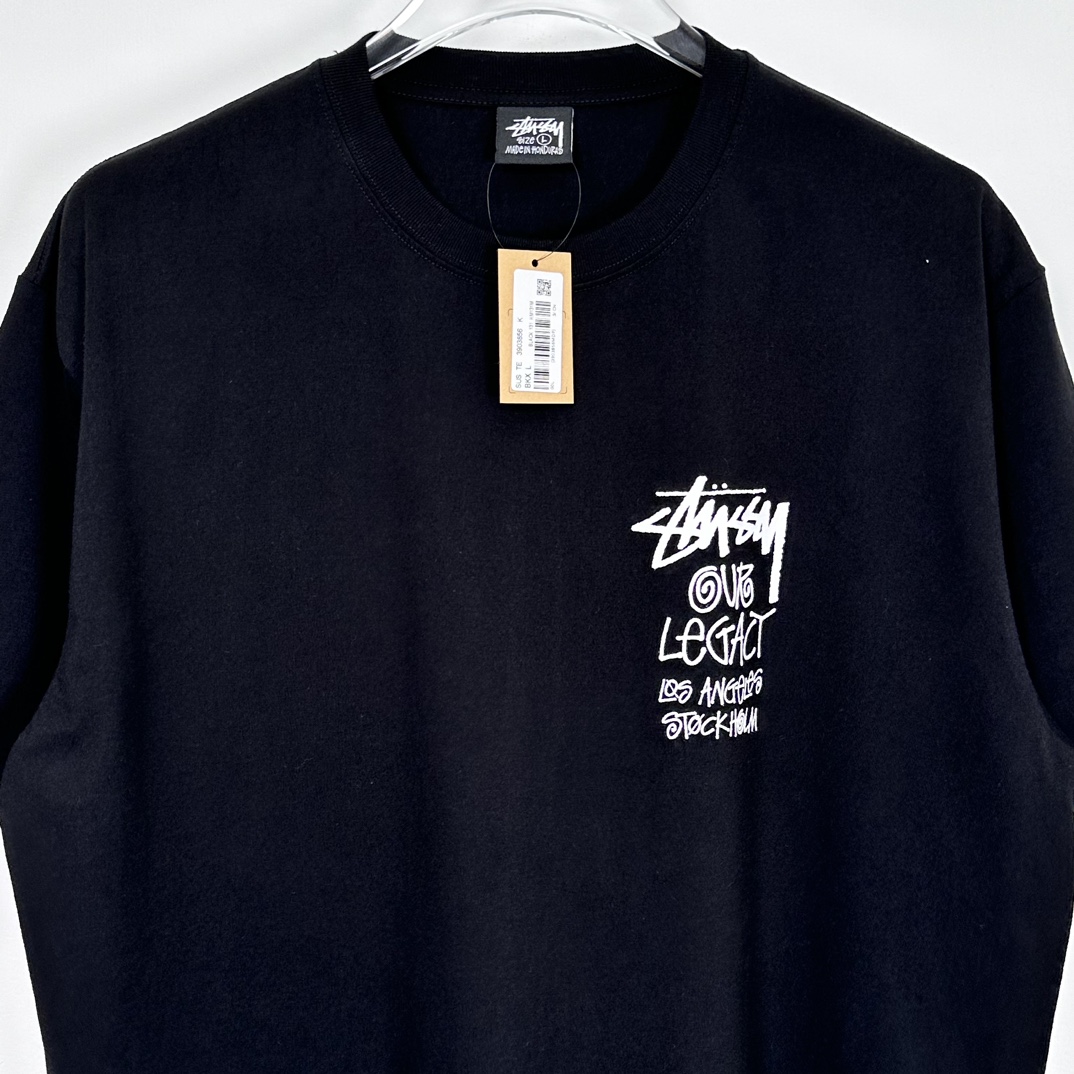 Stussy x Our Legacy Ol Surfman Pigment Dyed Tee“black