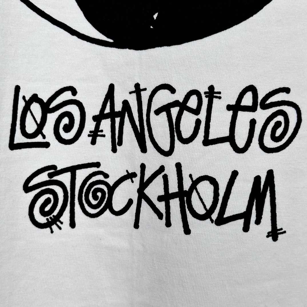 Stussy x Our Legacy Ol Surfman Pigment Dyed Tee“white"（3903857）