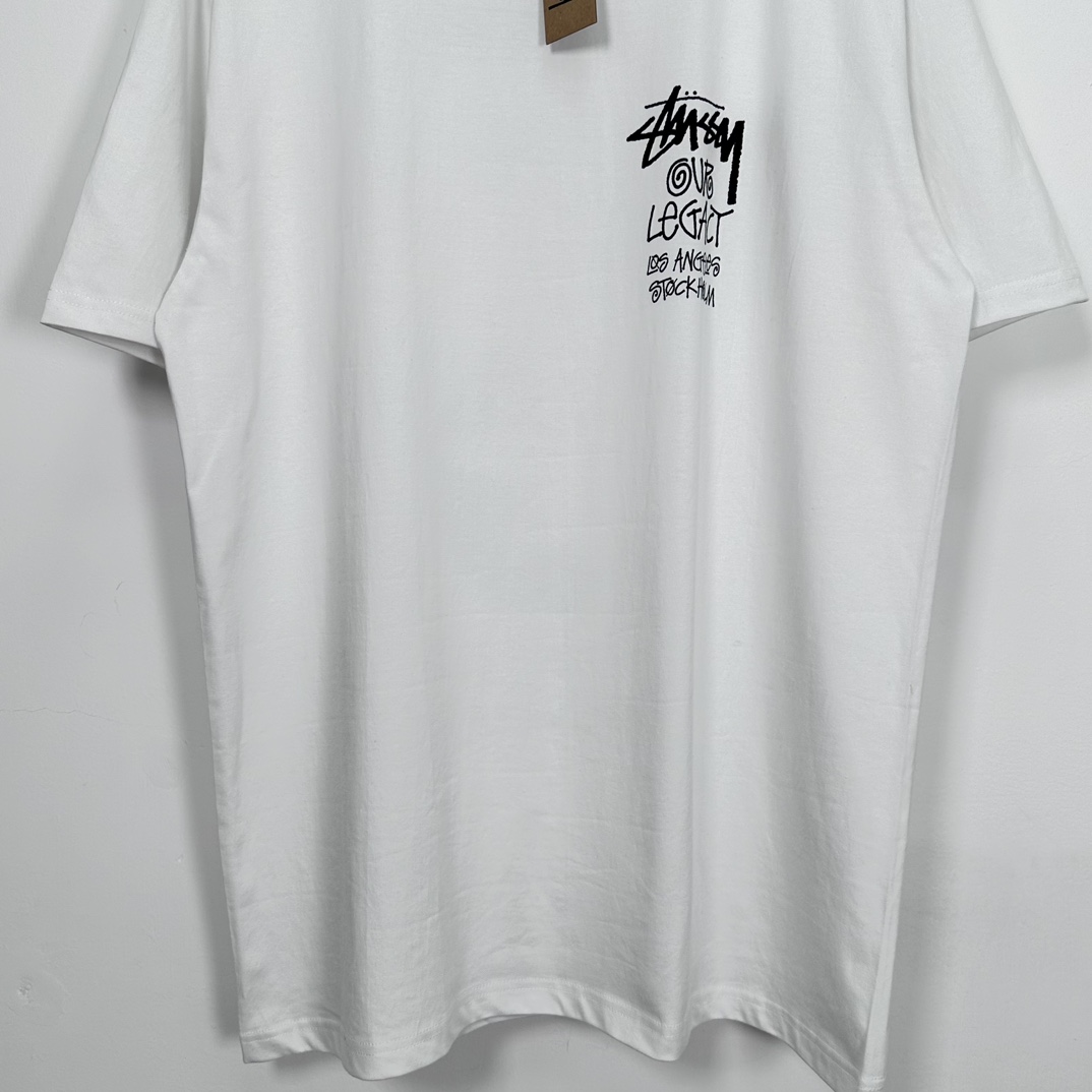 Stussy x Our Legacy Ol Surfman Pigment Dyed Tee“white"（3903857）
