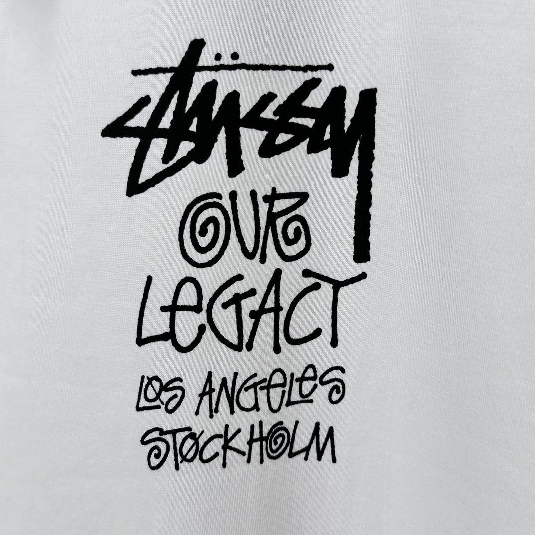 Stussy x Our Legacy Ol Surfman Pigment Dyed Tee“white"（3903857）