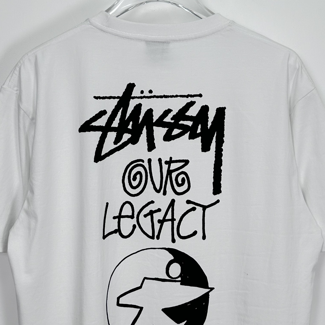 Stussy x Our Legacy Ol Surfman Pigment Dyed Tee“white"（3903857）