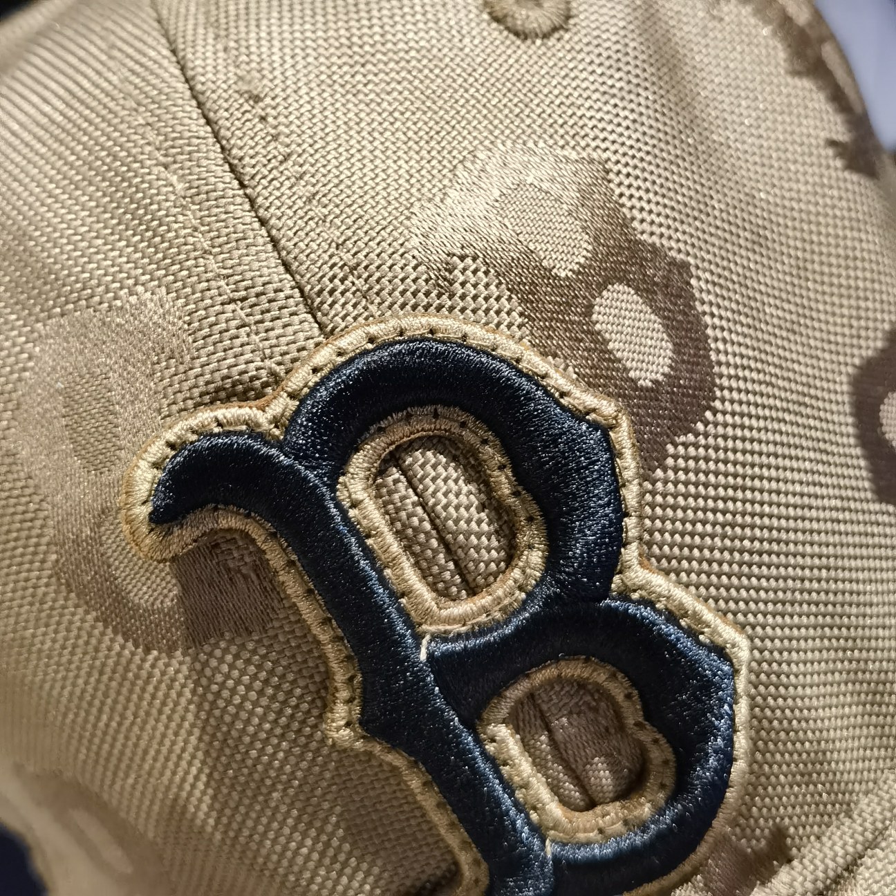 MLB Printed Cap "Khaki Brown"（3ACPM021N-43BGD）