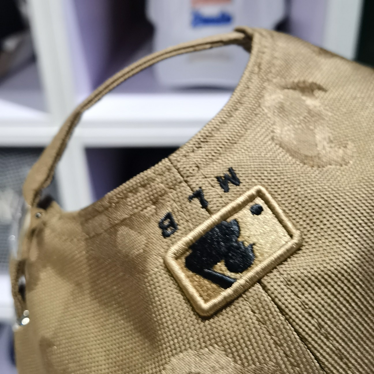 MLB Printed Cap "Khaki Brown"（3ACPM021N-43BGD）