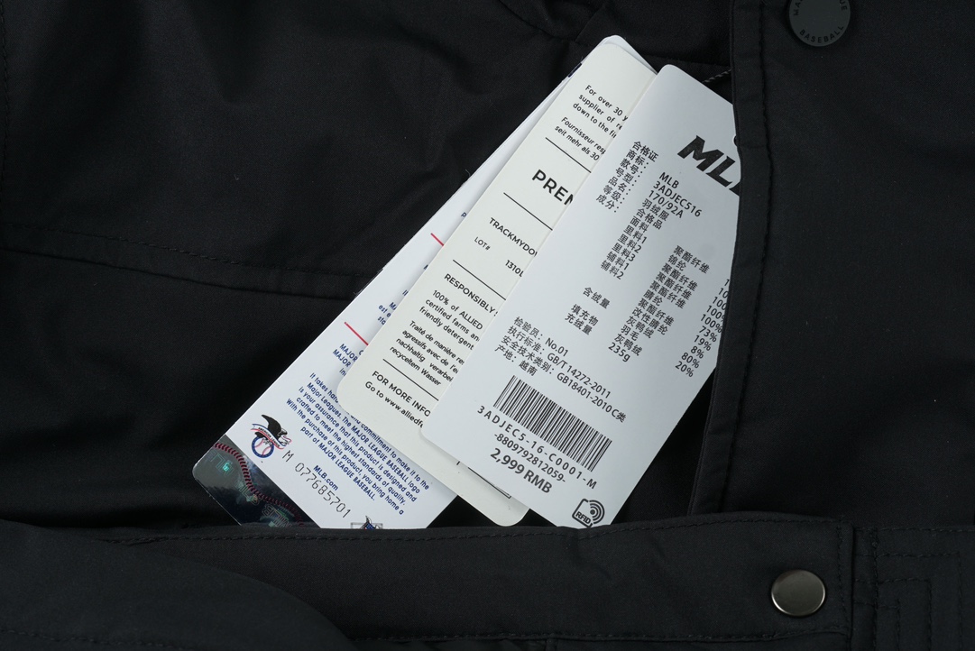 MLB mid-length down jacket（3ADJEC516-50SKS）