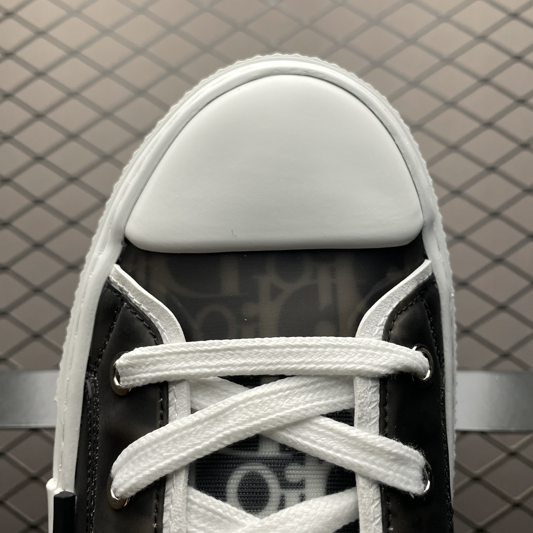 Dior B23 High Top Sneaker Dior Oblique Canvas "Black"（3SH118YJP-H961）