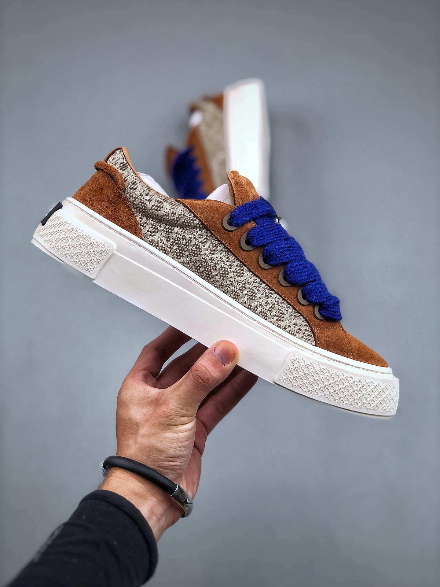 [Copy]Dior Tears B33 Sneaker "brown blue"（3SN303ZWN_H781）