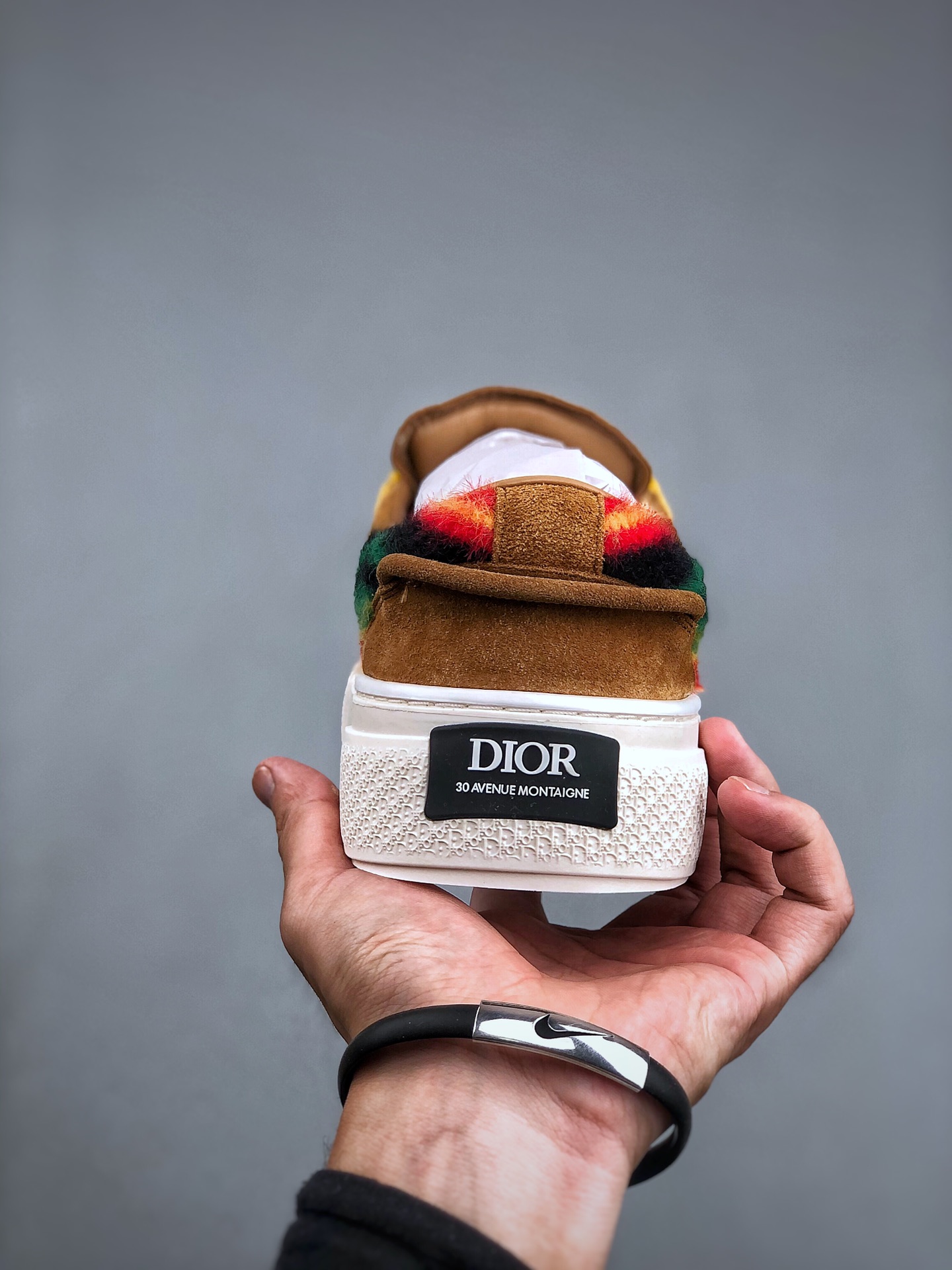 Dior Tears B33 Sneaker "Brown/Yellow"（3SN303ZWR_H600）