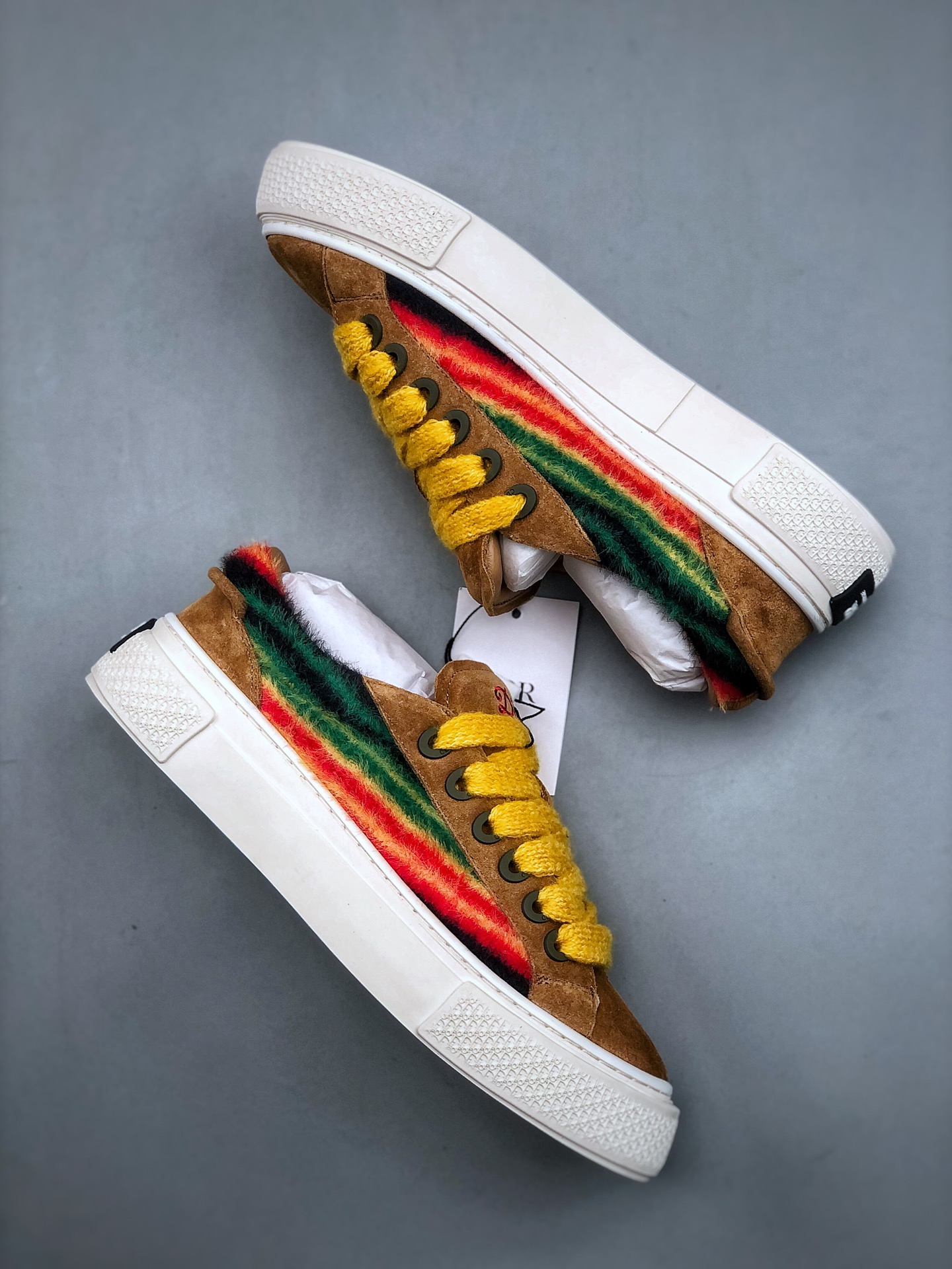 Dior Tears B33 Sneaker "Brown/Yellow"（3SN303ZWR_H600）