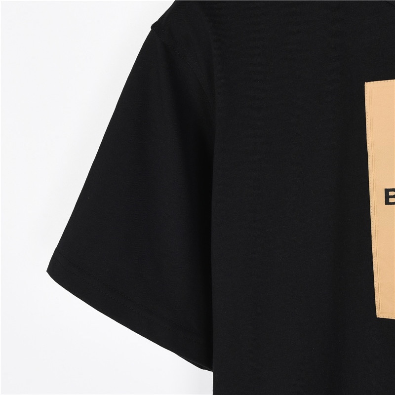 Burberry Men's Label Applique Cotton Oversized T-shirt (80575291）