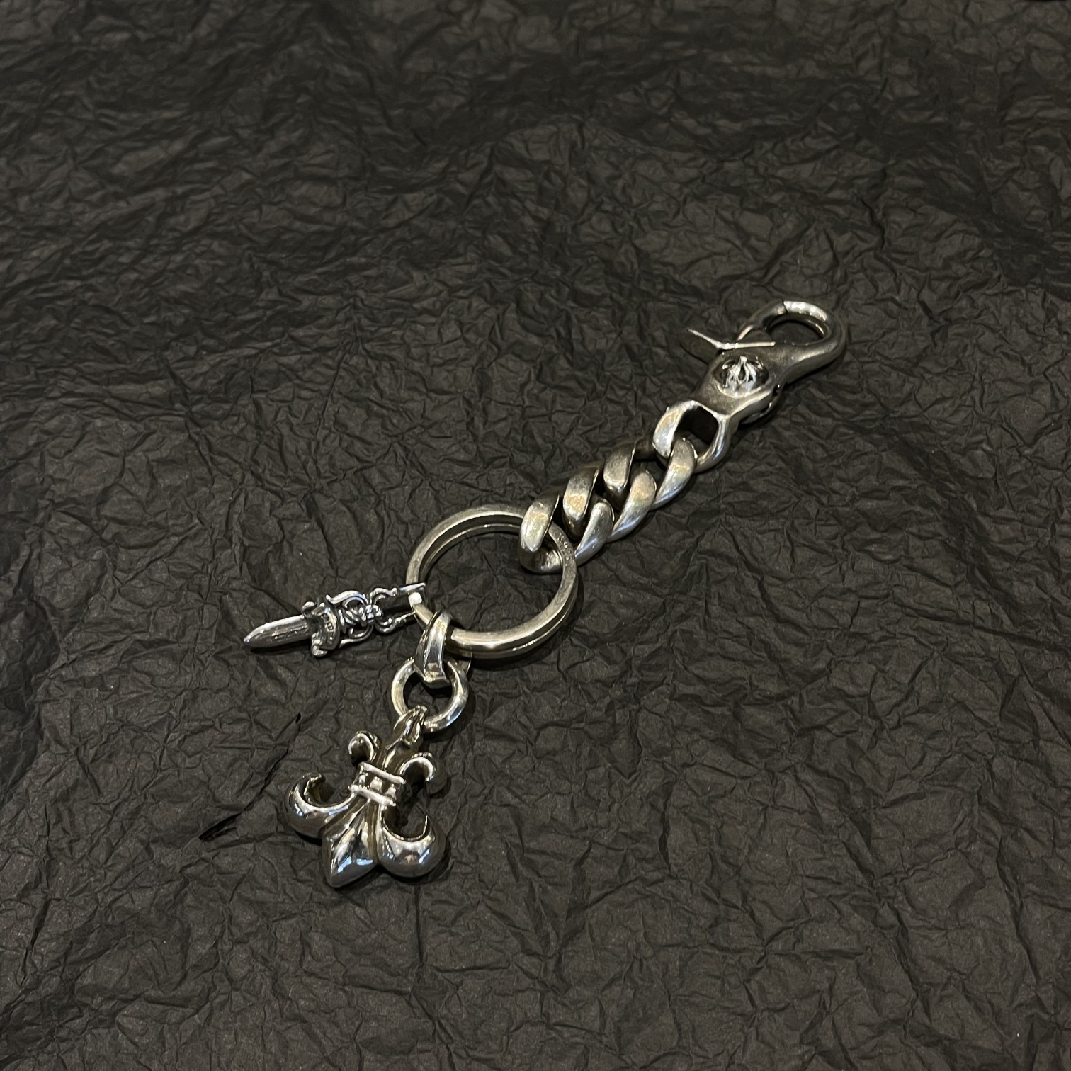 CHROME HEARTS key ring （CHROME HEARTS 176）