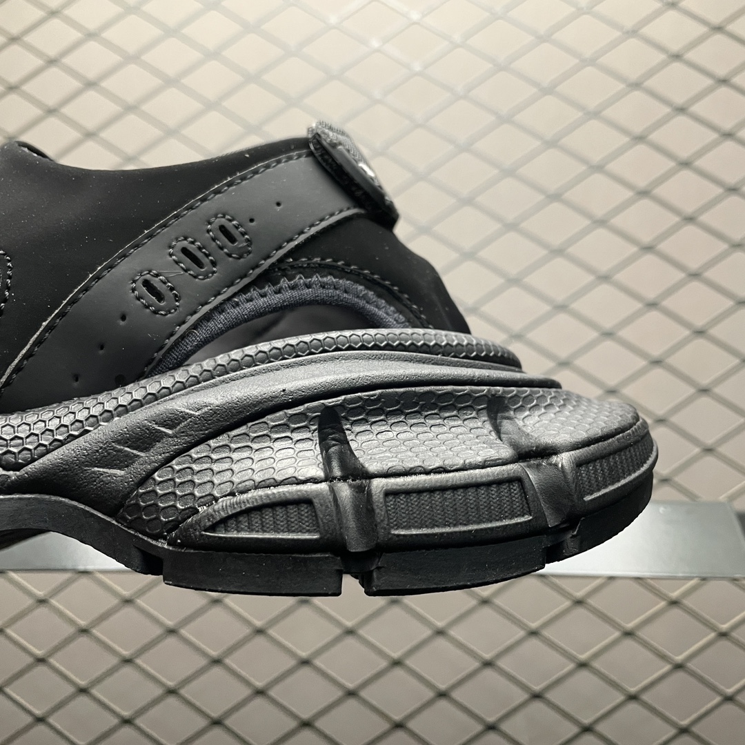 Balenciaga Black men's 3XL sandals（786959W3XLT1000）