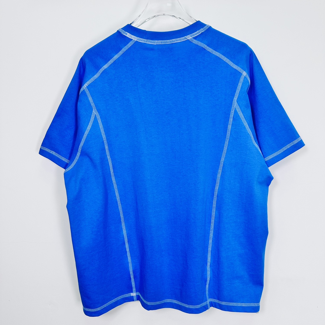 Stüssy Wave Short Sleeve Crew 'Blue'（1140348）