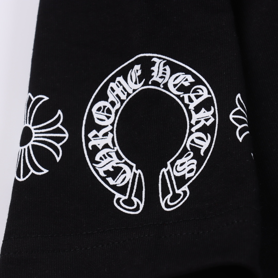 Chrome Hearts Multi Color Horse Shoe T-shirt "Black"(CH-202221538）