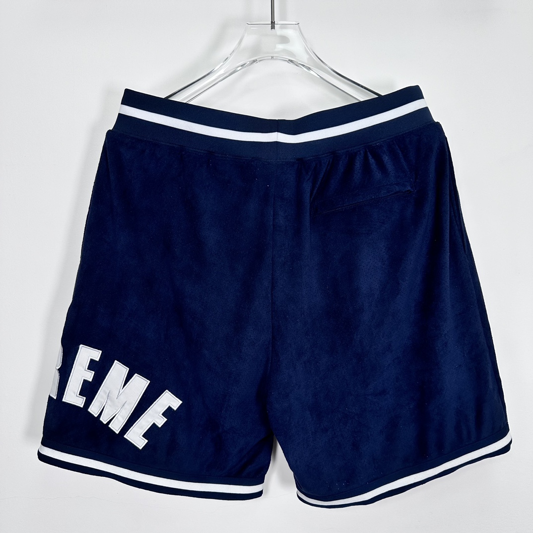 Supreme Ultrasuede Mesh Short "Navy"（SUP-SS24-281-2）