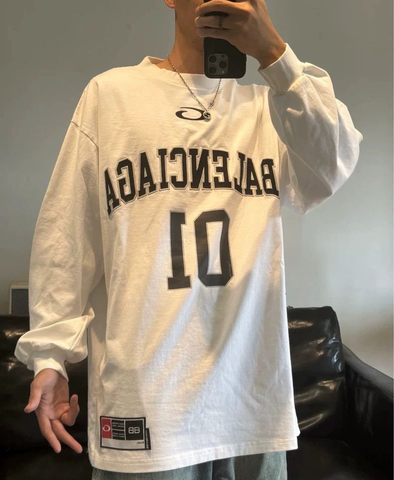 Balenciaga Balenciaga Basketball series long sleeve T-shirt ...