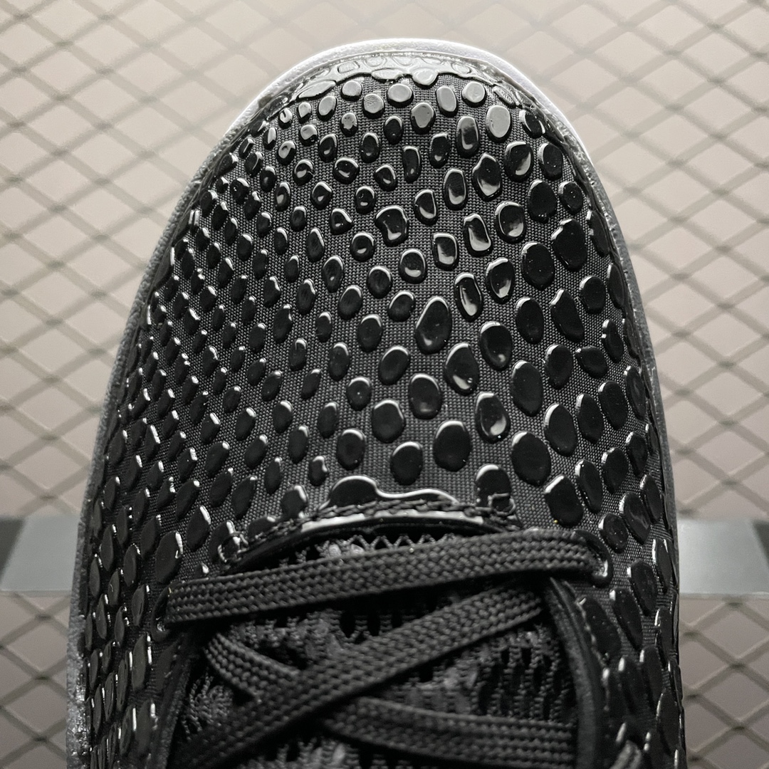 Nike Zoom Kobe 6 Black Del Sol Basketball Shoes "Black and Yellow"（436311-002）