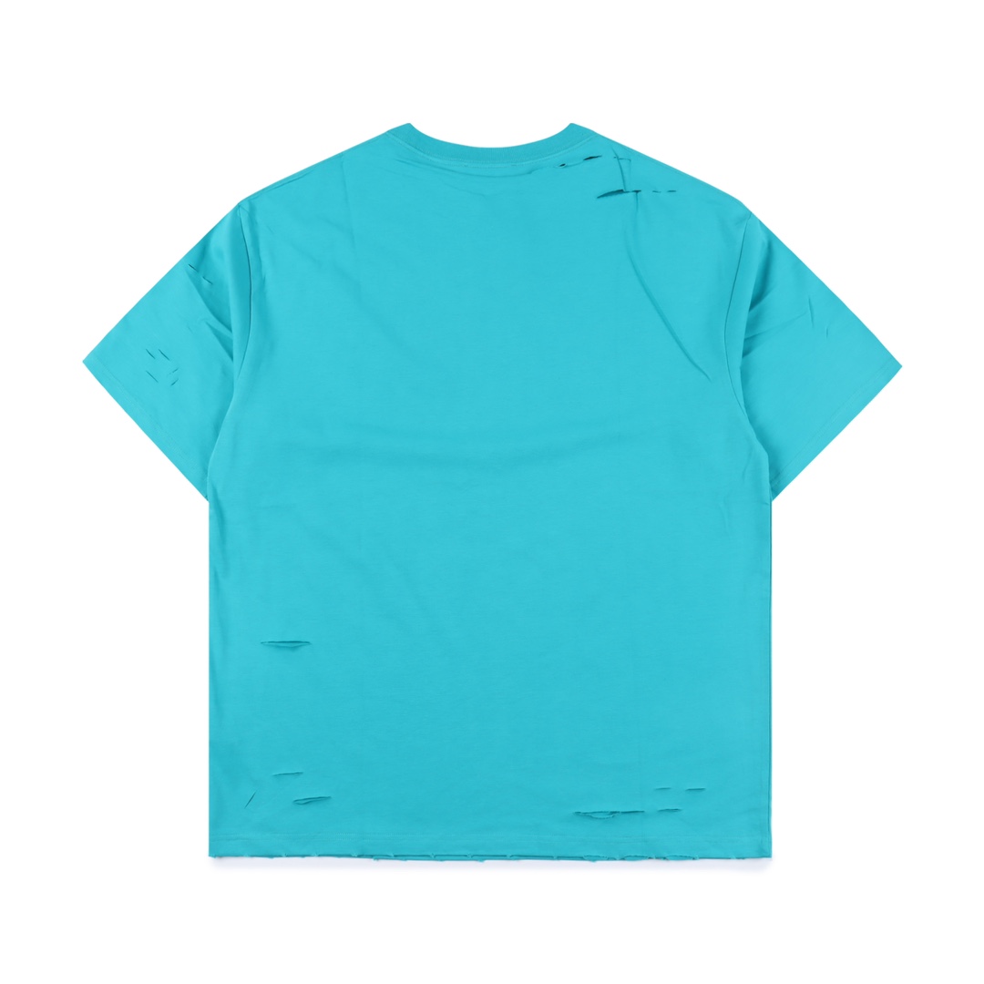 Balenciaga Ice Crack Big Hole T-Shirt（438523）