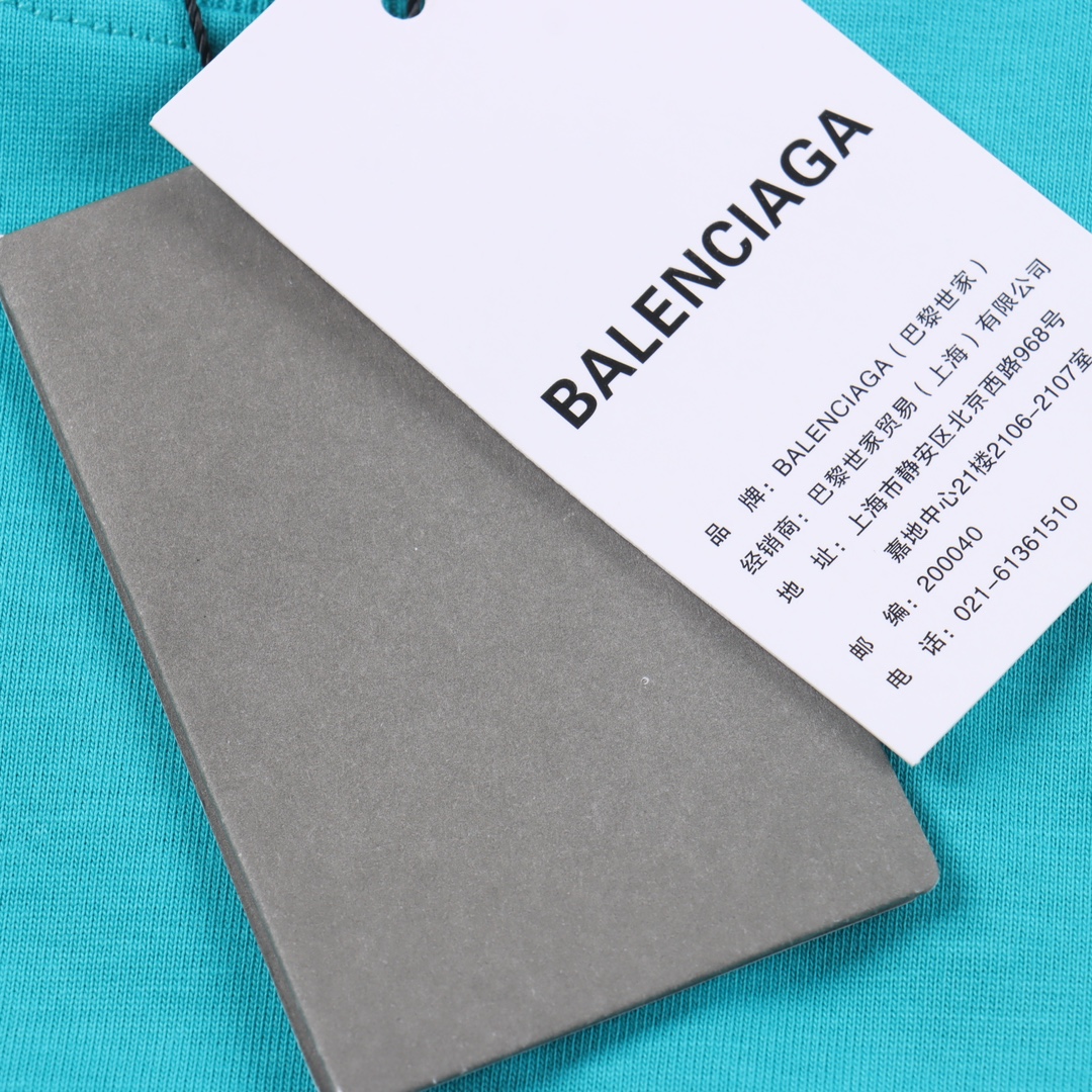 Balenciaga Ice Crack Big Hole T-Shirt（438523）