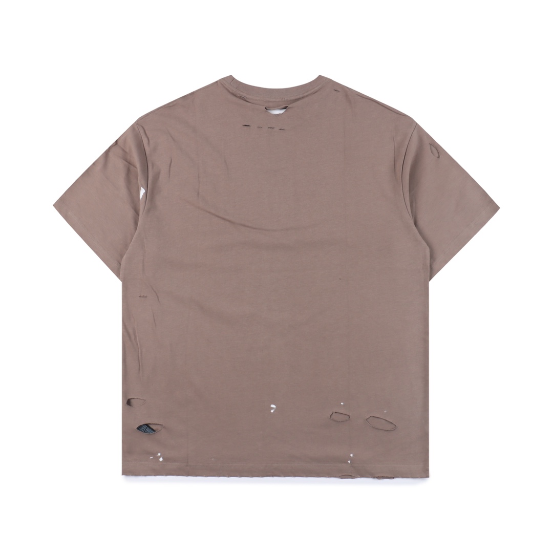 Balenciaga Ice Crack Big Hole T-Shirt（438525）