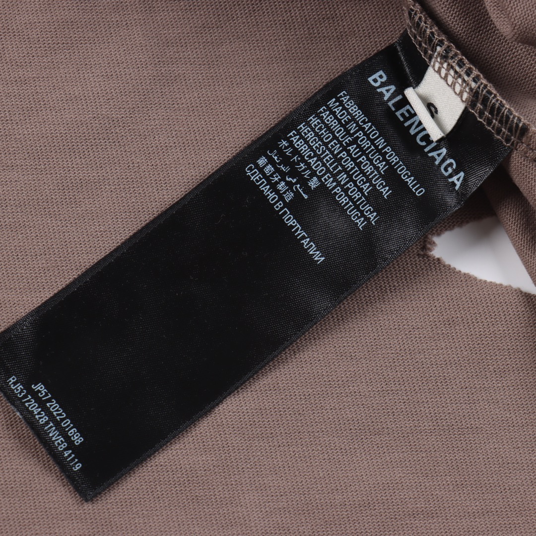 Balenciaga Ice Crack Big Hole T-Shirt（438525）