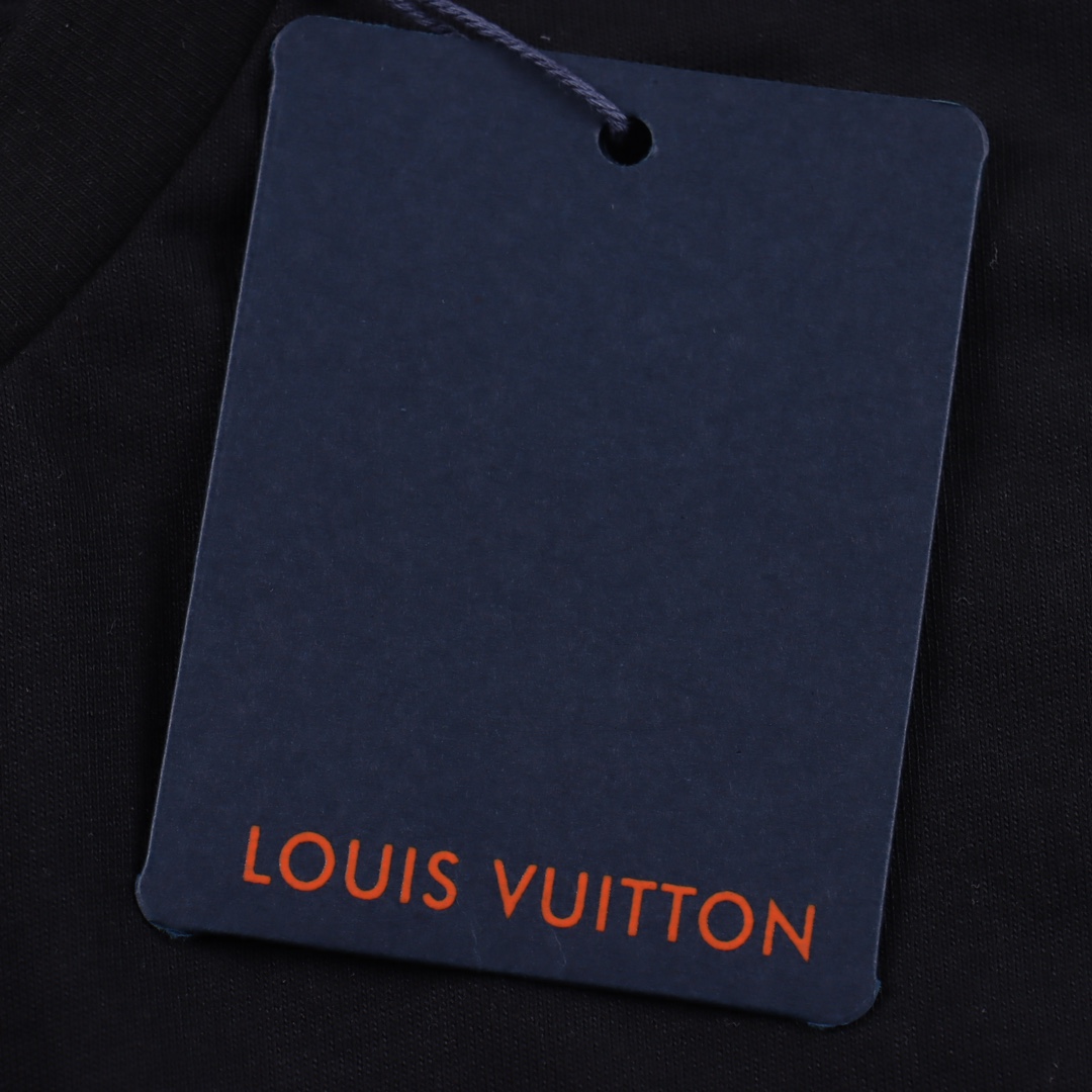Louis Vuitton by Tyler, the Creator Embroidered Cotton T-shirt Black（439154）