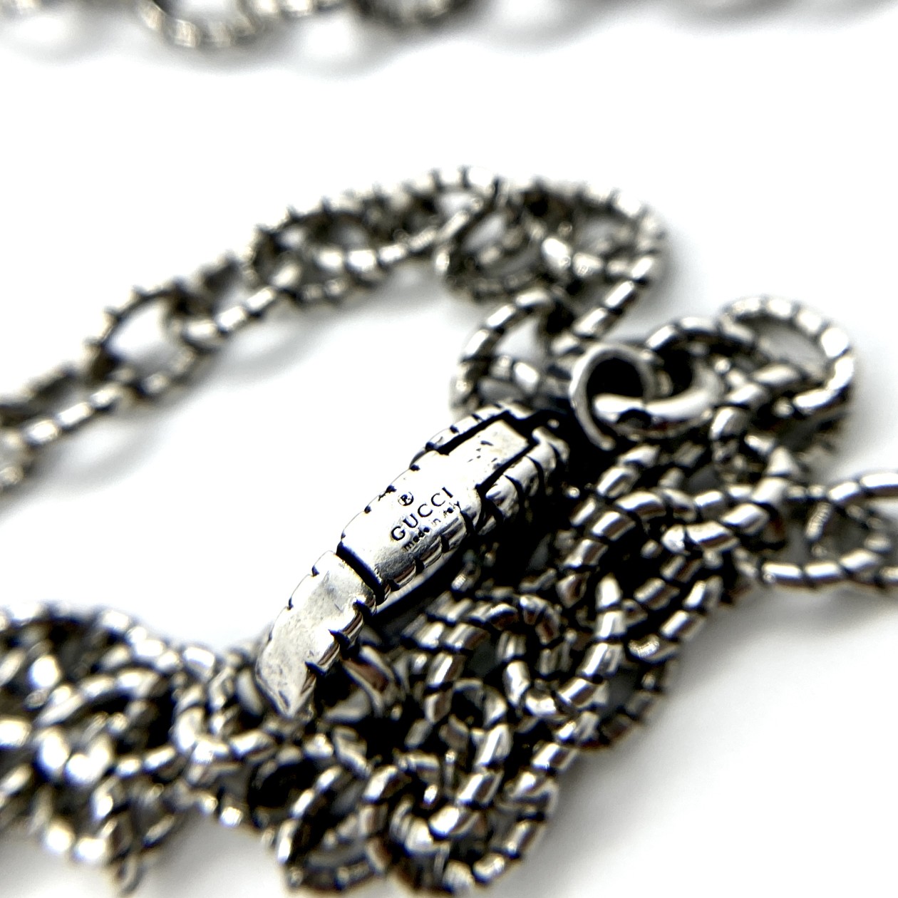 GUCCI グッチ  メンズ レディース インターロッキングG ペンダント（455307-J8400-0811）