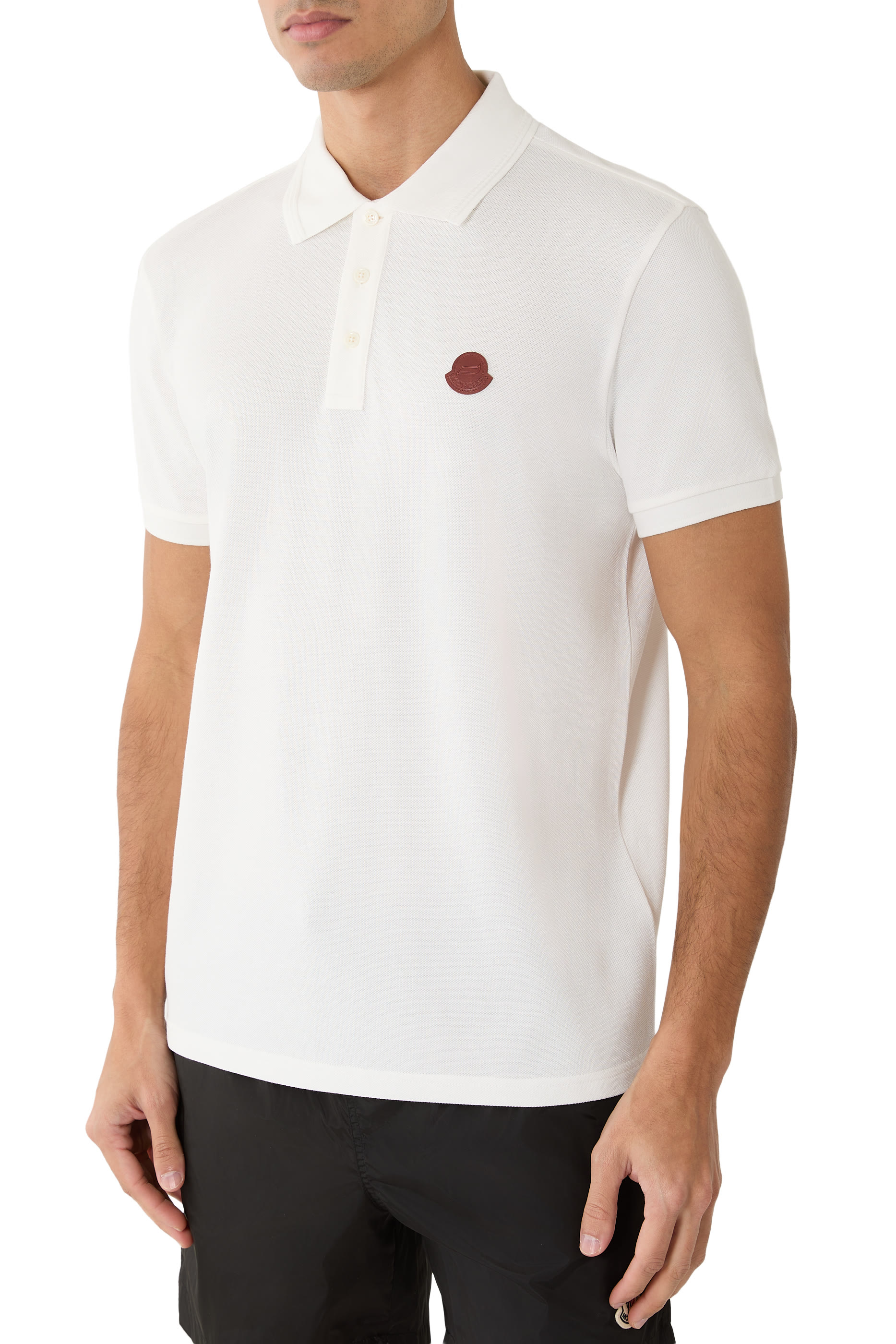 Buy Moncler Logo Cotton Piqué Polo Shirt for Mens Online ...