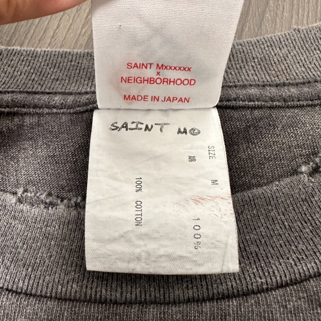 【SAINT Mxxxxxx】×ネイバーフッド Tシャツ(SM-S23-0000-116）