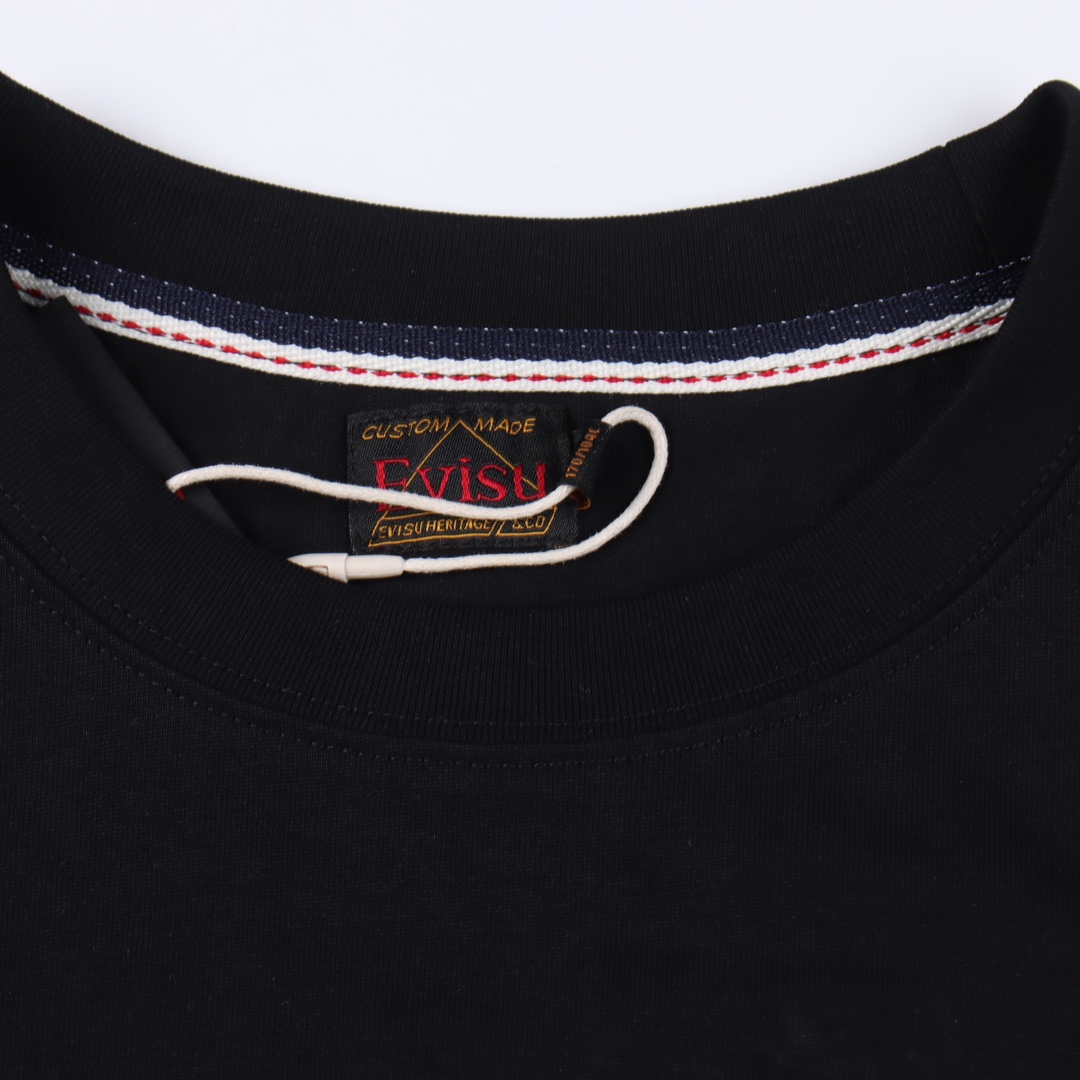 Evisu Playful Daruma Print Regular Fit T-shirt (2ESHTM4TS1098XXCT）