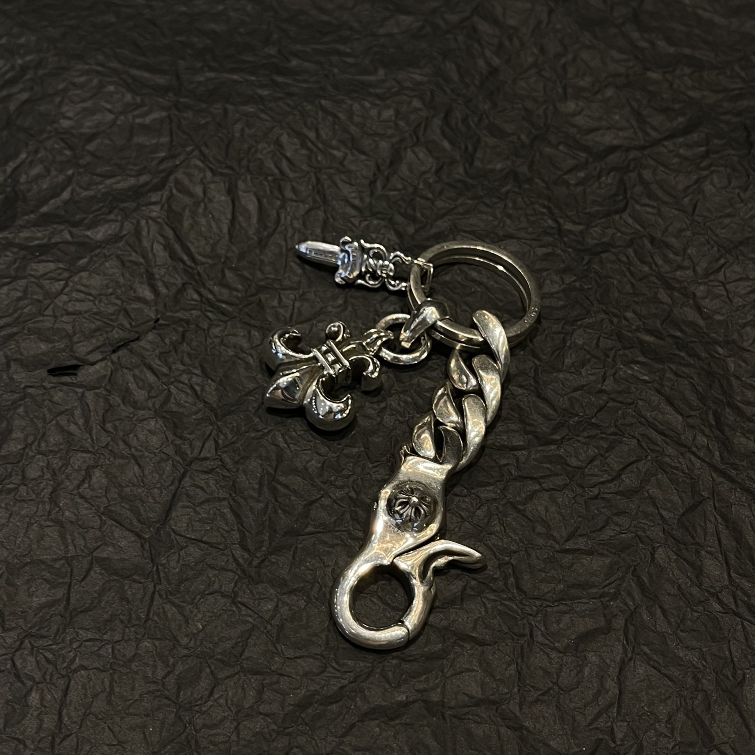 CHROME HEARTS key ring （CHROME HEARTS 176）