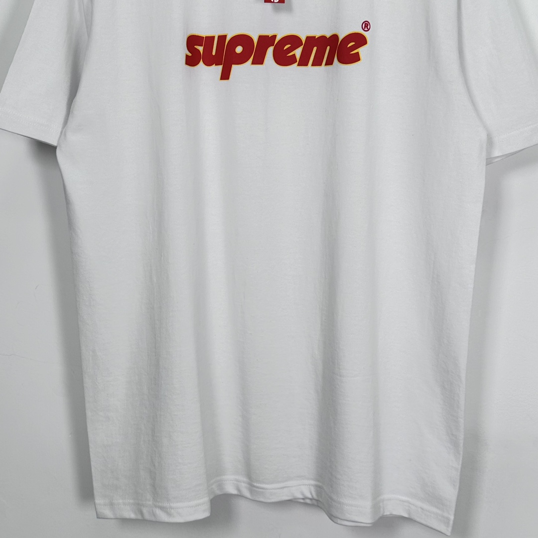 Supreme Pinline Tee White（SUP-SS24-153）