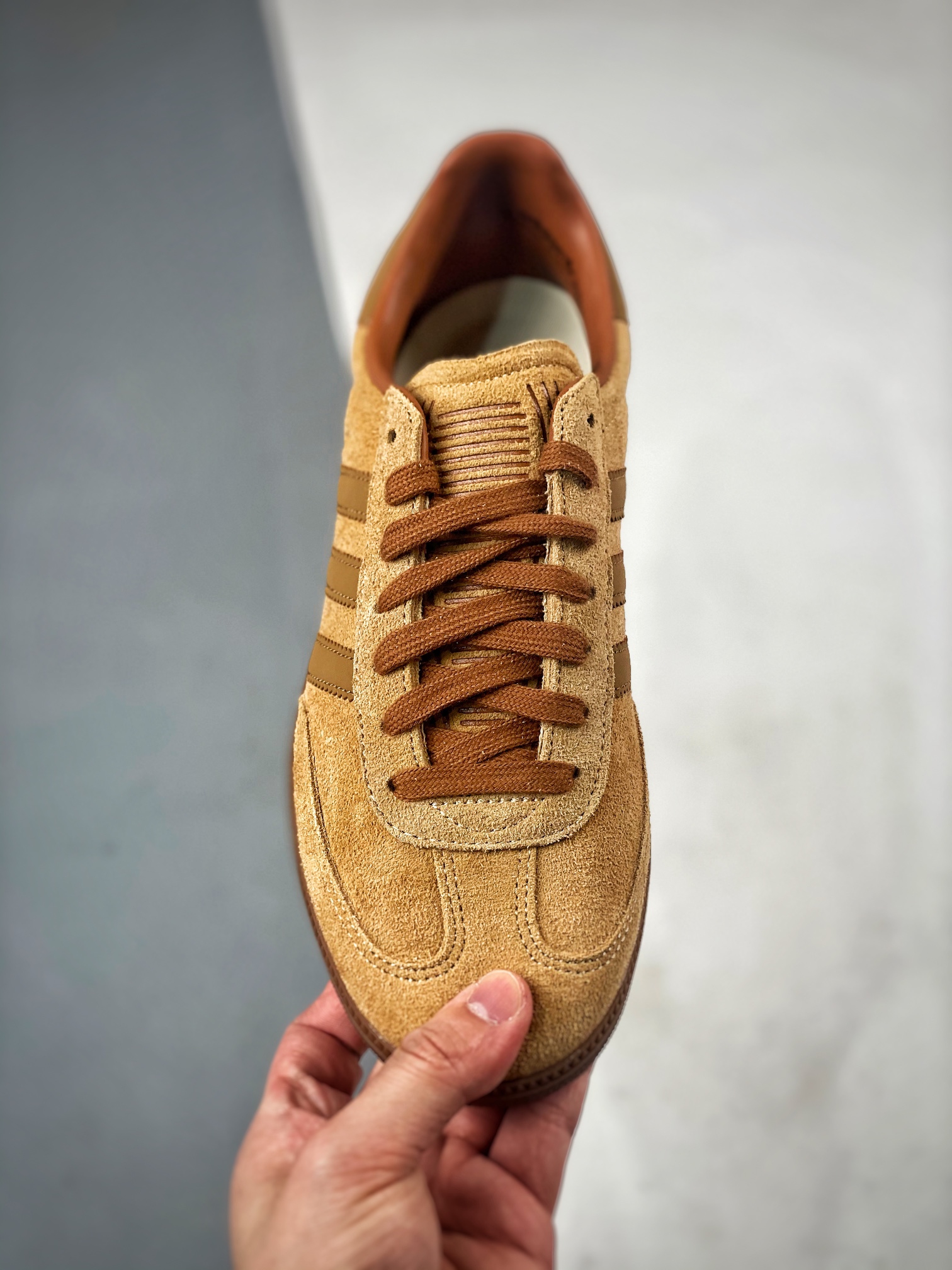 JJJJound × adidas Originals Samba Tobacco "Mesa/Gum"（ID8709）