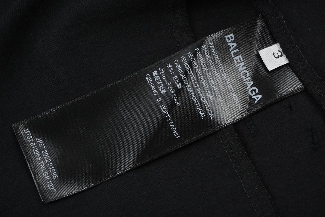 PARIS MOON UPSIDE DOWN Tシャツ オーバーサイズ で 杢ブラック(698811TOVT31055）