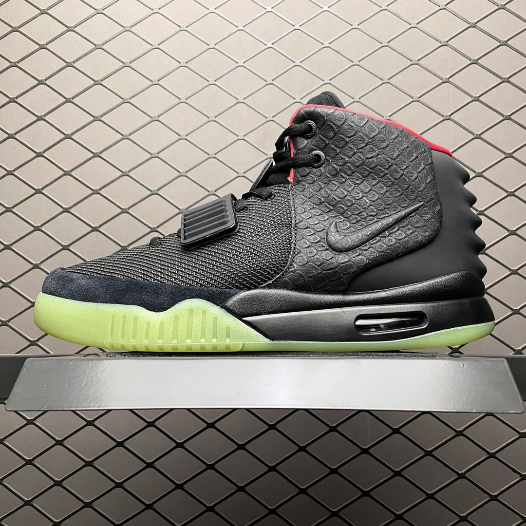 Nike air yeezy 2 black online