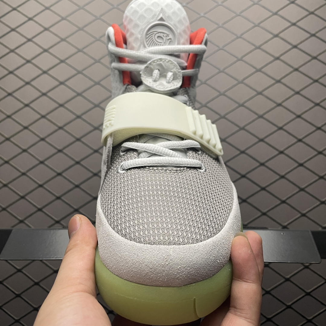 Nike Air Yeezy 2 red october basketball shoes "grey"（508214-010）